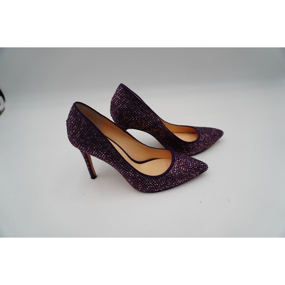 VC Signature “Precious” Purple Embellished Heels Size 7B - Picture 10 of 11